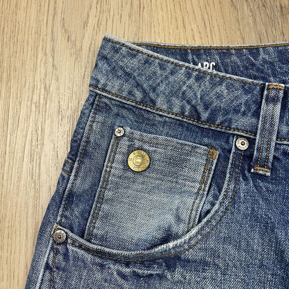 G-Star RAW Arc 3D Slim Jeans Mens 34x32 Blue Medium Wash Distressed Faded Denim - Picture 3 of 12